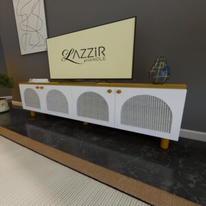 Beyaz Hazeranlı Tv Ünitesi