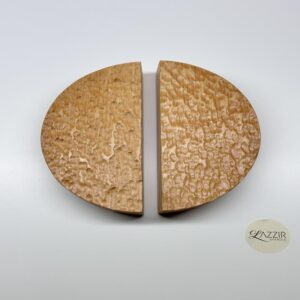 Ahşap Dokulu Daire Kulp (18 cm çap)